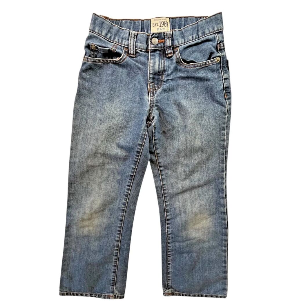 The Children's Place Jeans Girls 7 Bootcut Stretch (W22 L19)